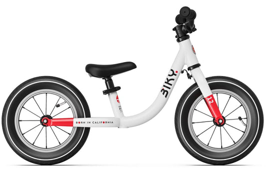 Biky Air bike 12 inch balance bike candy cane