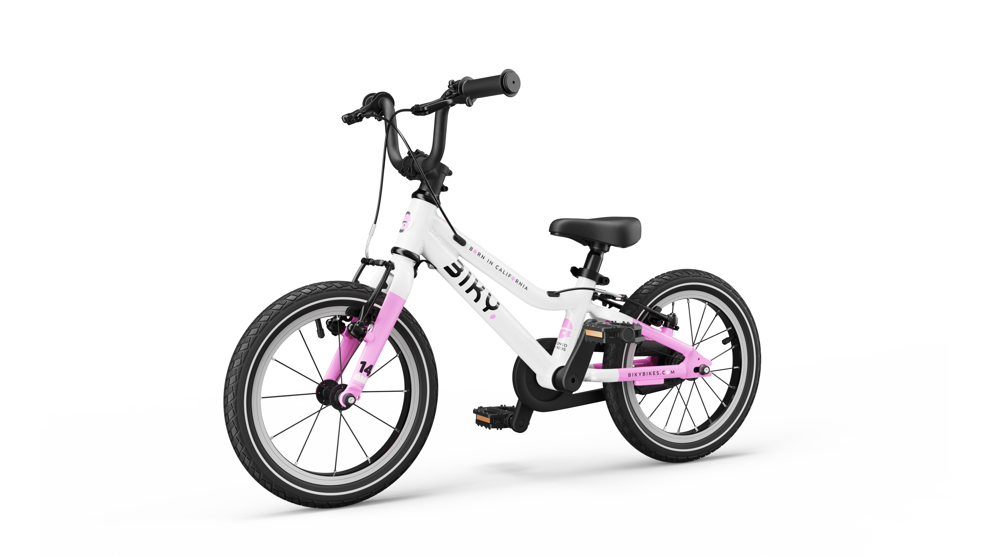 Easy to Ride 14 Inch Bike for Kids Biky Bikes