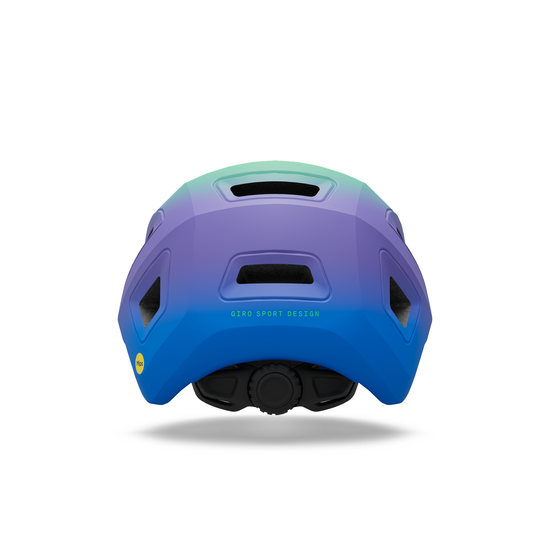 Giro Scamp MIPS II Helmet matte blue green rear view