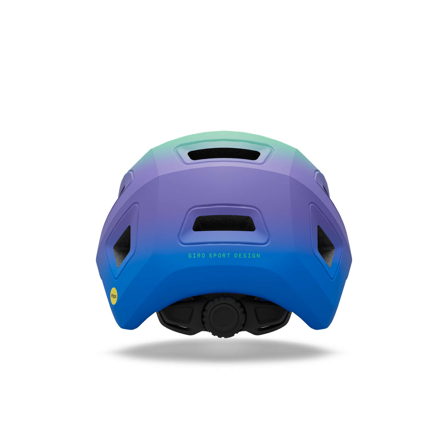 Giro Scamp MIPS II Helmet matte blue green rear view