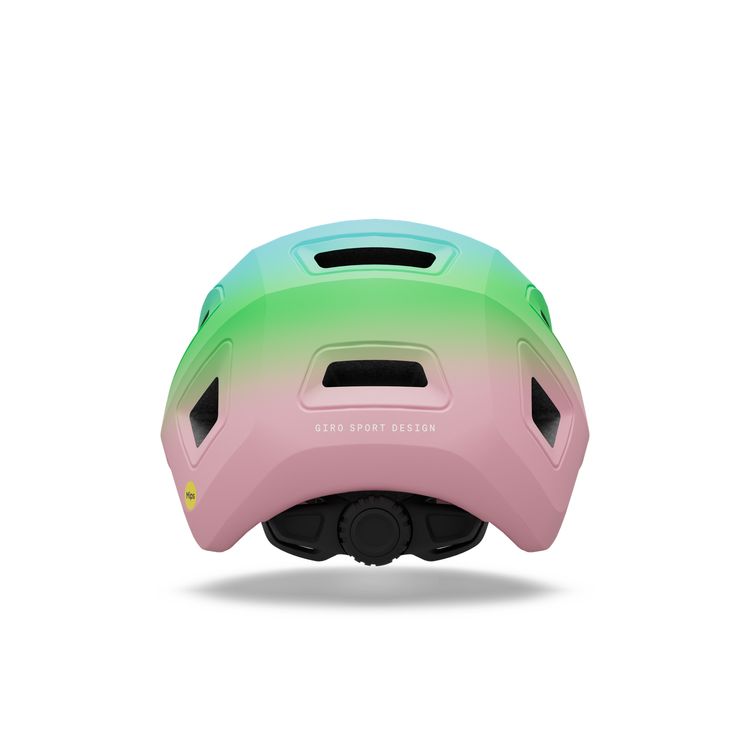 Giro Scamp MIPS II Helmet matte pink green rear view