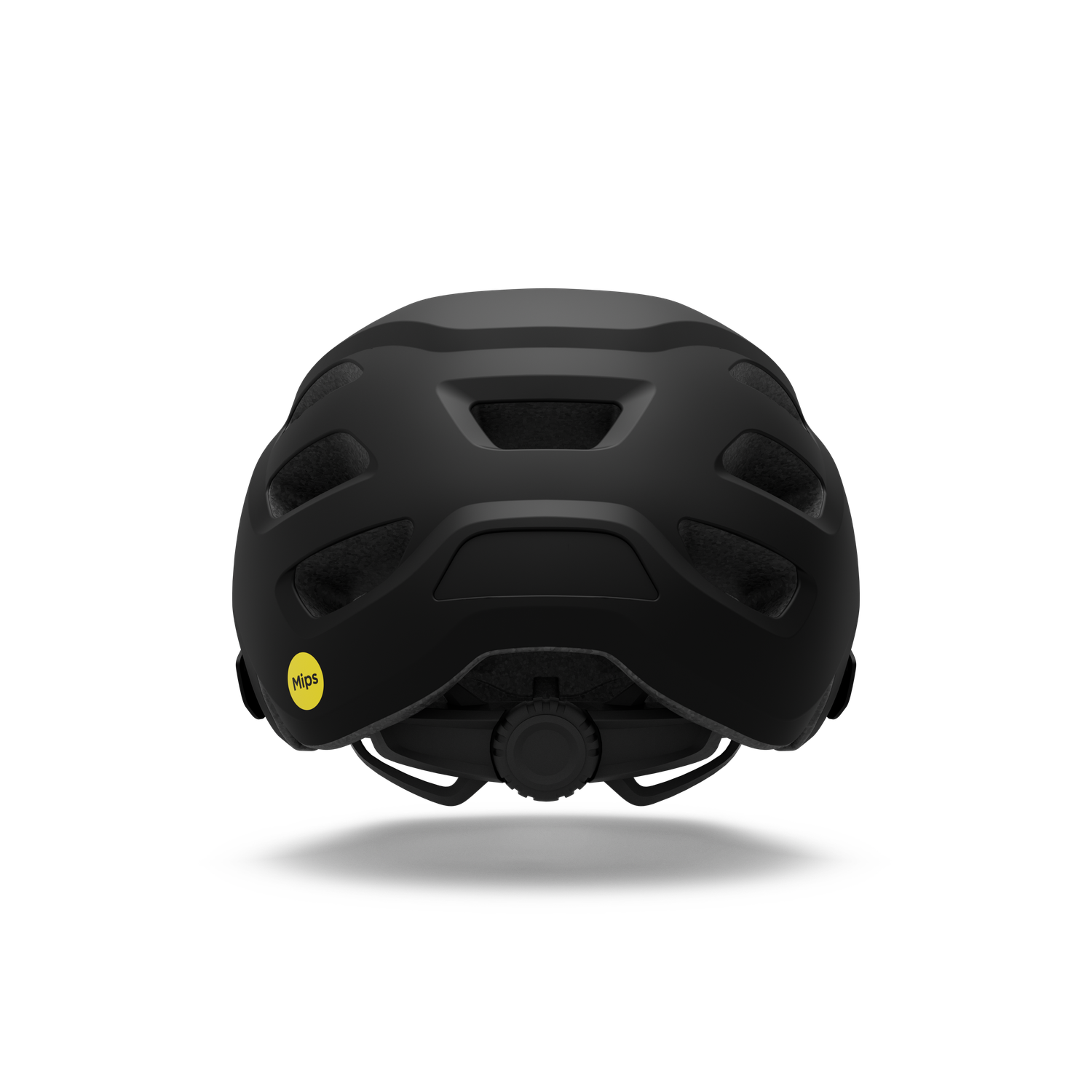 Giro Tremor MIPS child Helmet matte black green rear view